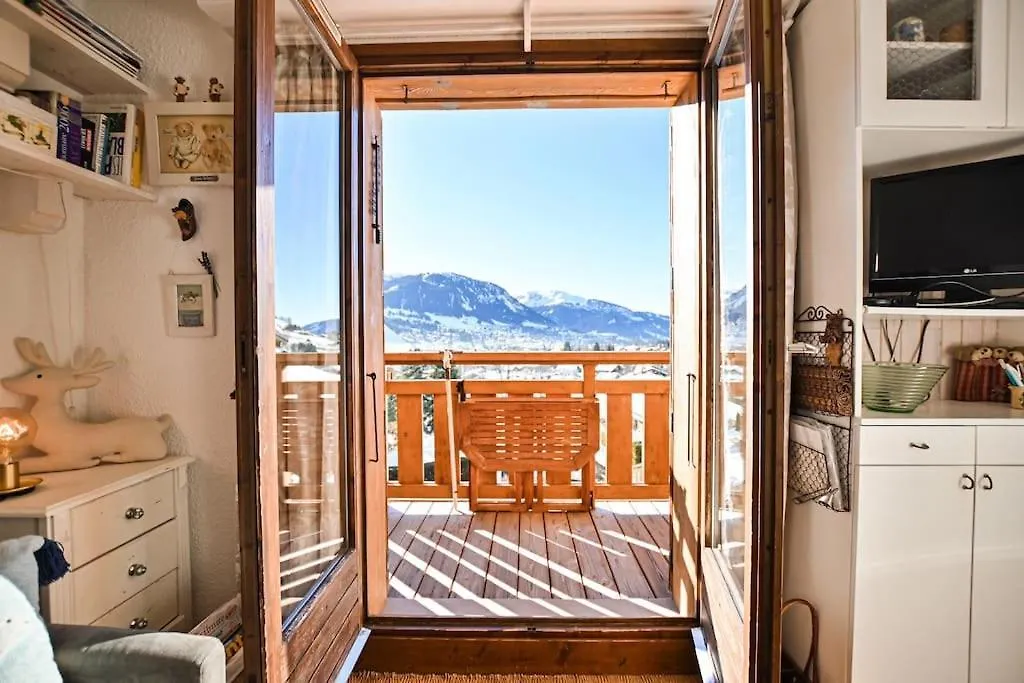 Studio With Balcony For 4 In Demi Quartier Megeve Demi-Quartier
